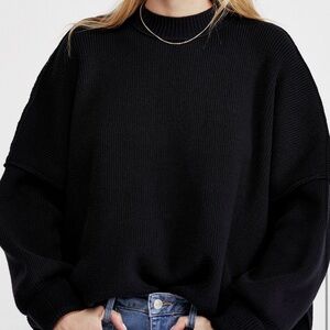 Free People Easy Street Tunic in Black